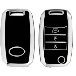 TPU Sleutelhoesje voor Kia zwart B3
