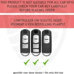 TPU Sleutelhoesje voor Mazda clear 492