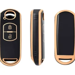 TPU Sleutelhoesje voor Mazda goud A2