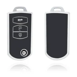 TPU Sleutelhoesje voor Mazda zwart C3