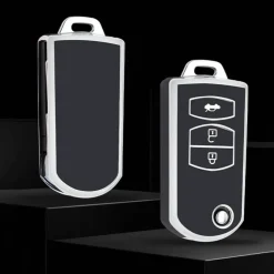 TPU Sleutelhoesje voor Mazda zwart C3