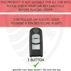 TPU Sleutelhoesje voor Mazda zwart A3