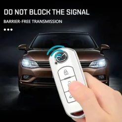 TPU Sleutelhoesje voor Mazda zwart A3
