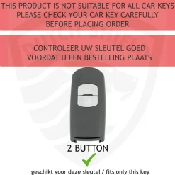 TPU Sleutelhoesje voor Mazda clear 491
