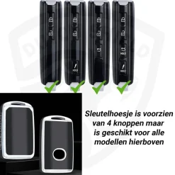 TPU Sleutelhoesje voor Mazda goud B3