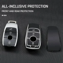 TPU Sleutelhoesje voor Mercedes zwart B3
