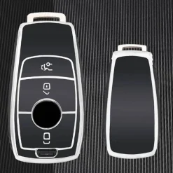 TPU Sleutelhoesje voor Mercedes zwart B3