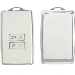 TPU Sleutelhoesje voor Mitsubishi wit A4