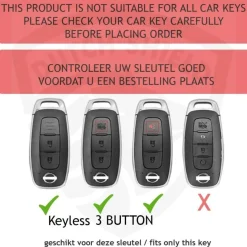 TPU Sleutelhoesje voor Nissan clear 575