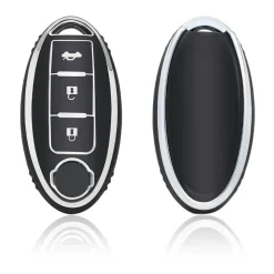 TPU Sleutelhoesje voor Nissan zwart A3B