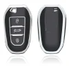 TPU Sleutelhoesje voor Peugeot zwart B3