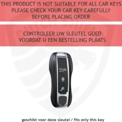 TPU Sleutelhoesje voor Porsche goud B3