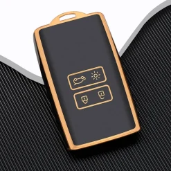 TPU Sleutelhoesje voor Renault goud A4