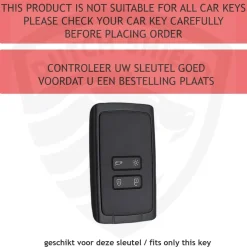 TPU Sleutelhoesje voor Renault goud A4