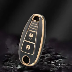 TPU Sleutelhoesje voor Suzuki goud A3A