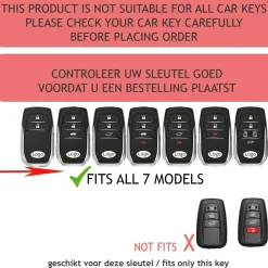 TPU Sleutelhoesje voor Toyota clear 220