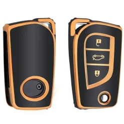 TPU Sleutelhoesje voor Toyota goud C3