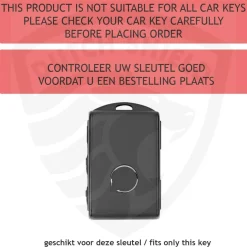 TPU Sleutelhoesje voor Volvo goud