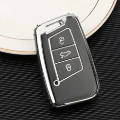 TPU Sleutelhoesje VW - Skoda - Seat Cupra zwart D3