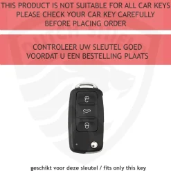 TPU Sleutelhoesje VW - Skoda - Seat Cupra goud A3