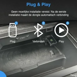USB-C 2-in-1 CarPlay & Android Auto Dongle