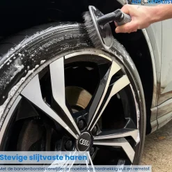 Velgenborstel + Banden Borstel - Slijtvaste Haren