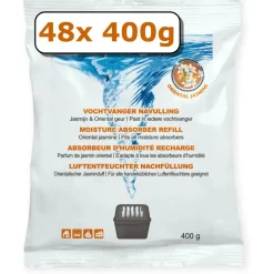 Vochtvanger navulling - 48x - 400 gram - jasmijn