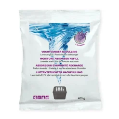 Vochtvanger navulling - 48x - 400 gram - lavendel