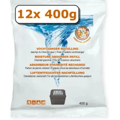 Vochtvanger navulling - 12x - 400 gram - jasmijn
