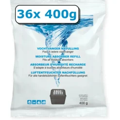 Vochtvanger navulling - 36x - 400 gram - neutraal