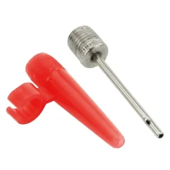 Voetpomp met dubbele cilinder en manometer