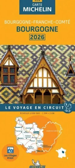 wegenkaart 519 Bourgogne 2026