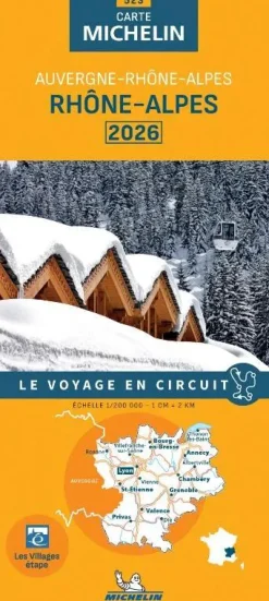 wegenkaart 523 Rhone-Alpes 2026