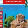 wegenkaart Albanië, Noord-Macedonië