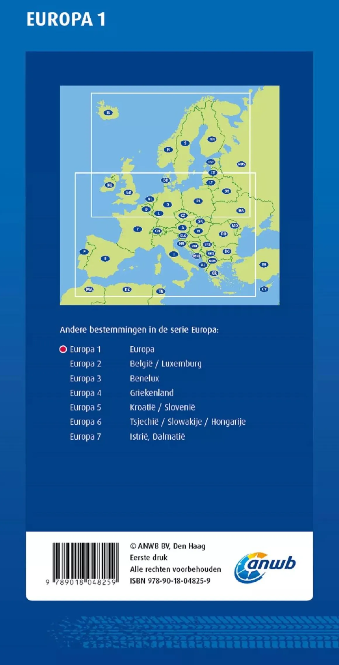Wegenkaart Europa