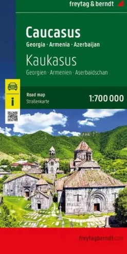 Wegenkaart F&B Armenië, Azerbeidjan en Georgië