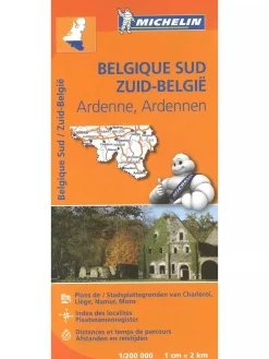 wegenkaart Regional 534 België zuid
