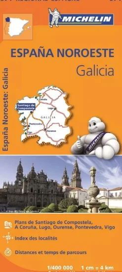 wegenkaart Regional 571 Spanje noord-west
