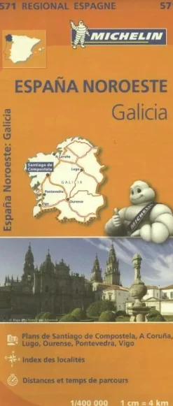 wegenkaart Regional 571 Spanje noord-west