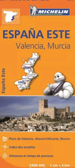 wegenkaart Regional 577 Spanje oost