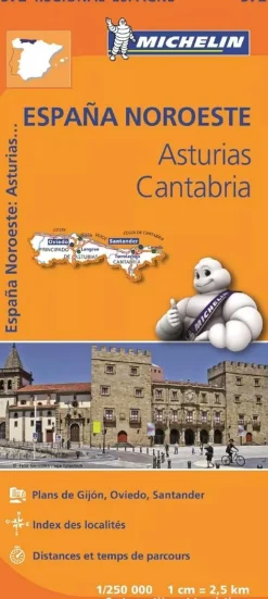 wegenkaart Regional 572 Spanje noord-west