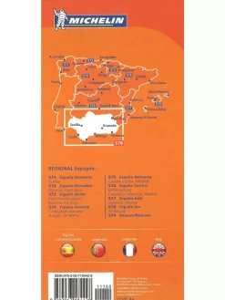 wegenkaart Regional 578 Spanje zuid