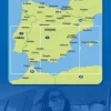 Wegenkaart Spanje Zuid