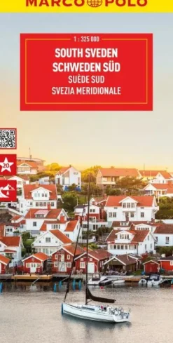 wegenkaart Zweden zuid