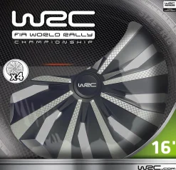 Wieldoppen - 16 inch - carbon look - 4 stuks