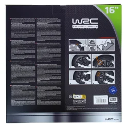 Wieldoppen - 16 inch - carbon look - 4 stuks