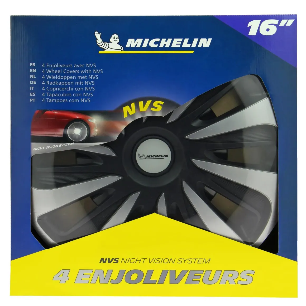 Wieldoppen 16" 4 stuks