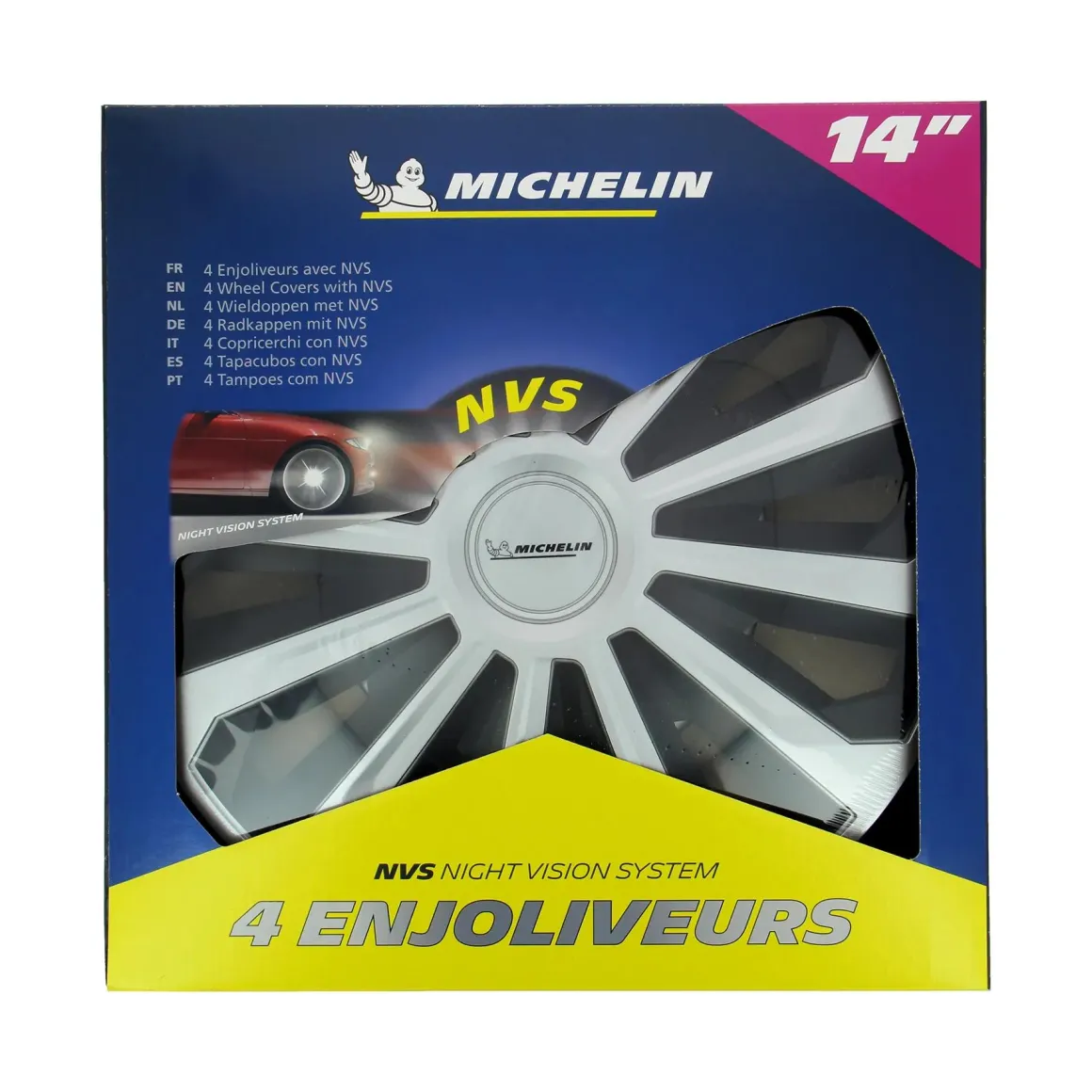 Wieldoppen 14" 4 stuks