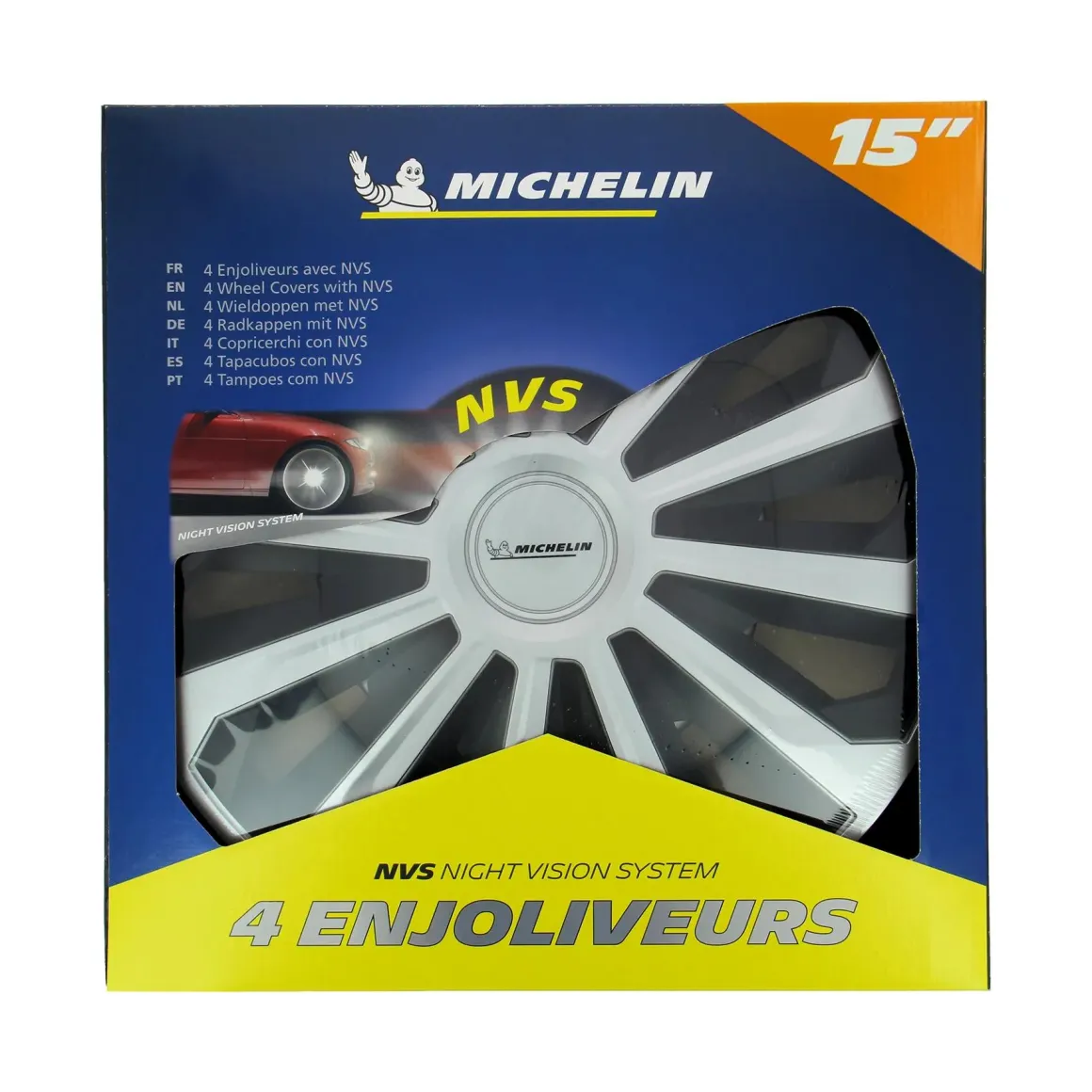 Wieldoppen 15" 4 stuks