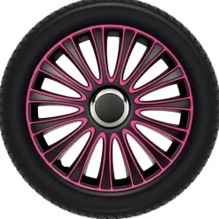 Wieldoppen Roze set van 4 - 15 inch